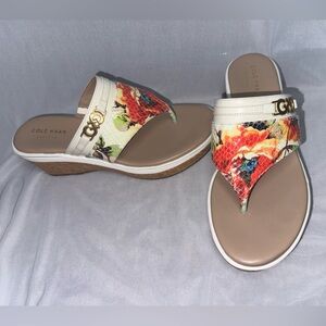 Cole Haan Women's Multicolor Wedge Sandals